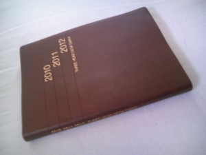 three-year desk diary